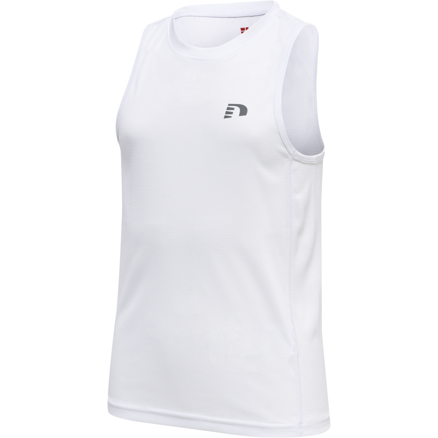 KIDS CORE RUNNING SINGLET, WHITE, packshot