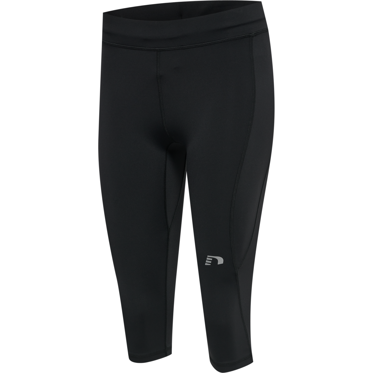 WOMEN CORE KNEE TIGHTS, BLACK, packshot