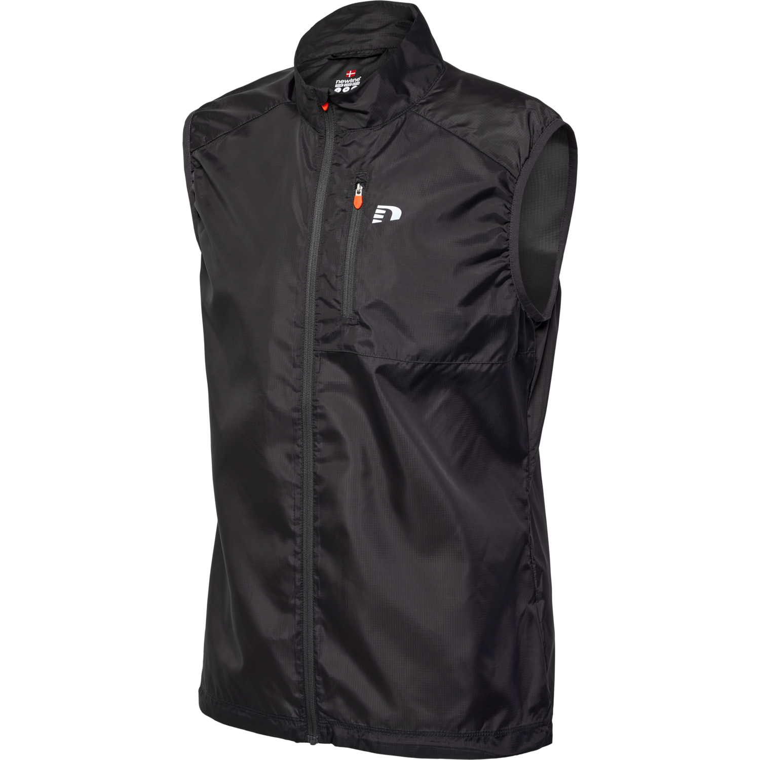 MEN PACKABLE TECH GILET, FORGED IRON, packshot